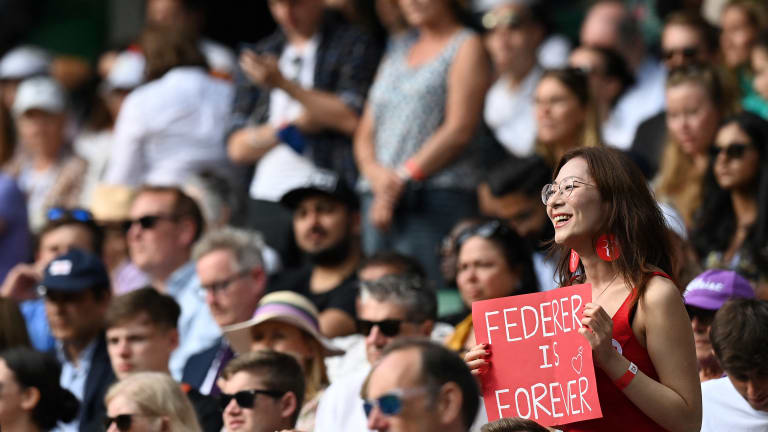 Federer, a fan favorite wherever he goes, just reached the quarterfinals of Wimbledon in his fifth event back from knee surgery.