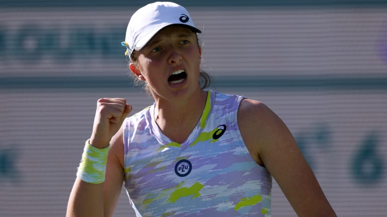 Swiatek is on a seven-match win streak after her title in Doha.