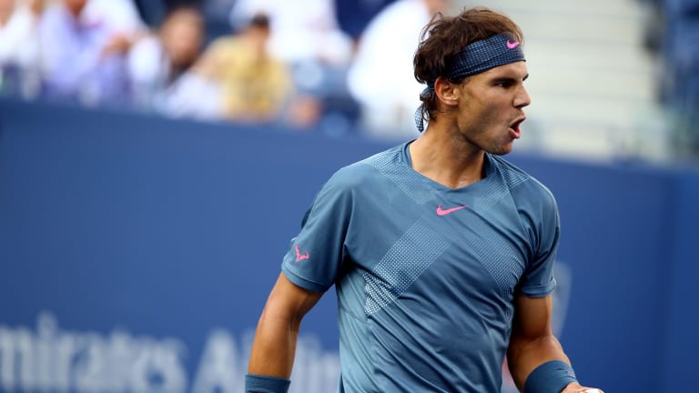 Another dark, muted kit—another US Open title. Nadal kept a good trend going during his 2013 championship run in New York.