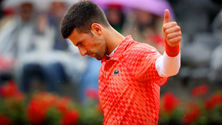 “I always like my chances in Grand Slams against anybody on any surface, best-of-five," said Djokovic. "Let's see how it goes.”