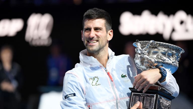 Djokovic will vault from No. 5 to No. 1 in the ATP rankings, a spot he already has held for more weeks than any other man.