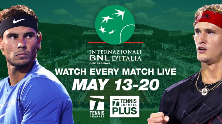TC Plus Match of the Day: Juan Martin del Potro vs. David Goffin, Rome