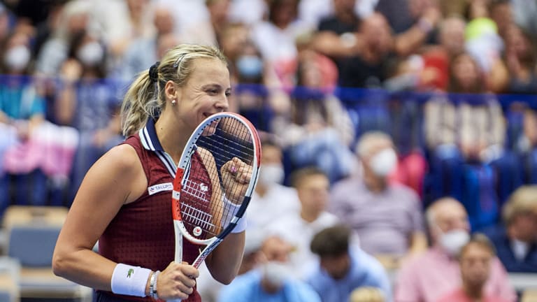 Kontaveit hasn't just won 20 of her last 22 matches, she's also won 26 of her last 28 sets.