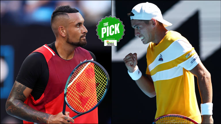 This will be the first meeting between Kyrgios and Baez.