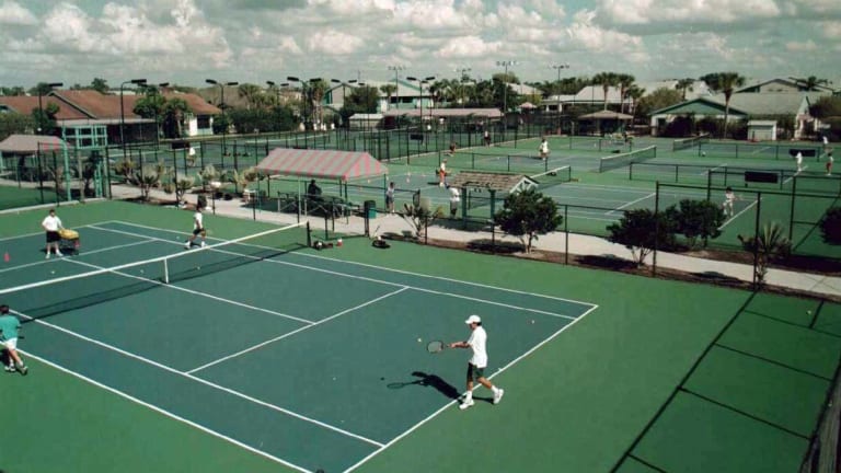 Nick Bollettieri Tennis Academy allowed players focus on physical training, total immersion, and ongoing competition.