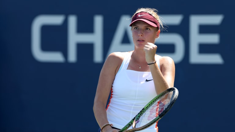 Linda Fruhvirtova (pictured) broke new ground in her young career with a first Slam victory, while fellow youngster Linda Noskova narrowly missed out on joining her, bowing out to their "elder stateswoman" Marie Bouzkova.