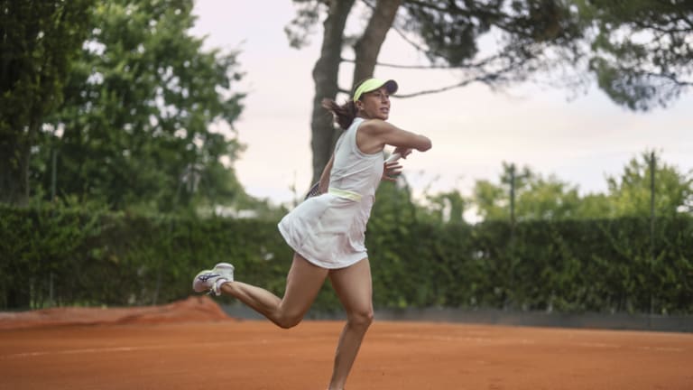 Belinda Bencic will wear the Match Dress during the clay season