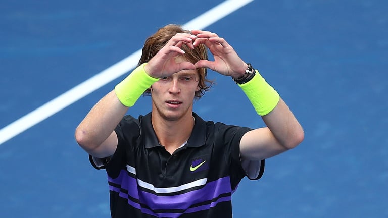 In a physical US Open test, Andrey Rublev outshines Stefanos Tsitsipas