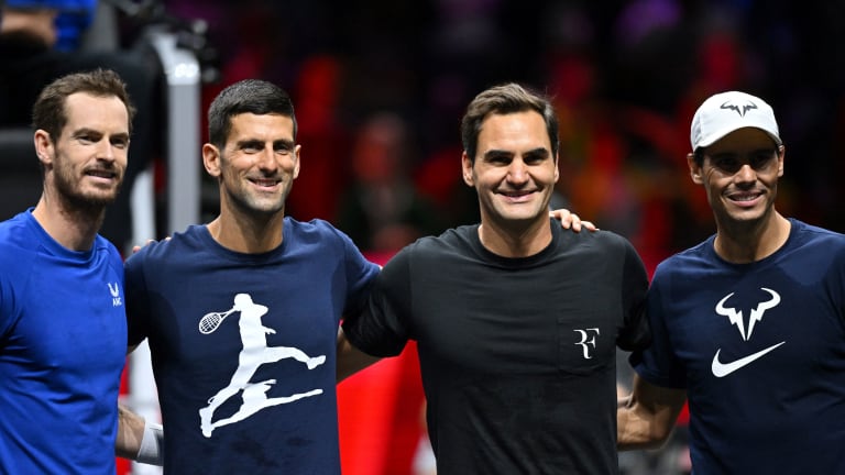The Big 4 have reunited to take center stage one last time as Federer will play his final competition at Laver Cup.