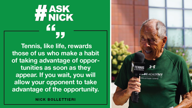Hall of Fame Coach Nick Bollettieri Joins Tennis Channel