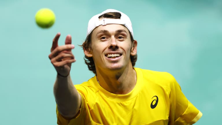 De Minaur is coming off a career-best season in 2023 highlighted by his first ATP 500 title in Acapulco and his first Masters 1000 final in Canada.