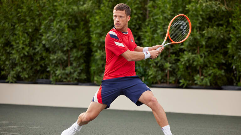 Diego Schwartzman will wear two versions of the Heritage Short Sleeve Crew at the US Open.