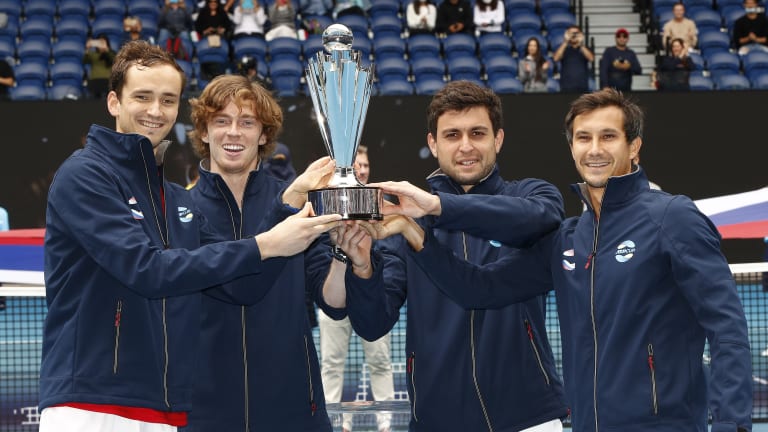 Medvedev, Rublev in top form as Russia beats Italy for ATP Cup title