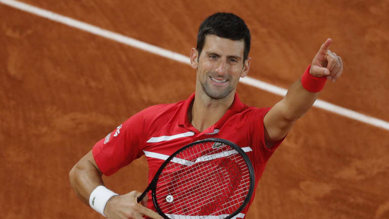 Against Tsitsipas, Djokovic loses grip on match, but not his emotions