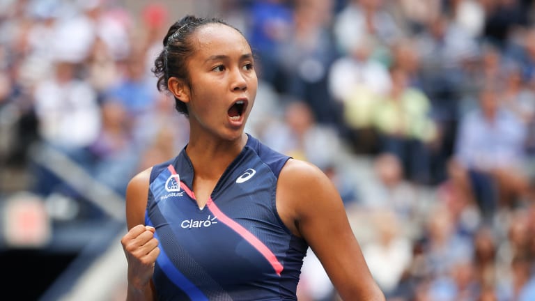 “I’m just having fun, I’m trying to produce something for the crowd to enjoy," Fernandez said of her 2021 US Open run. "I’m glad that whatever I’m doing on court, the fans are loving it and I’m loving it, too. We’ll say it’s magical.”