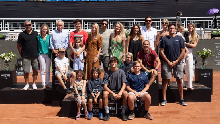 Fillol family at the Chile Open