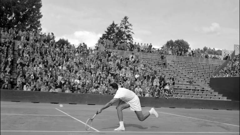Gonzales won 14 major singles titles, including two U.S. National Singles Championships in 1948 and 1949.