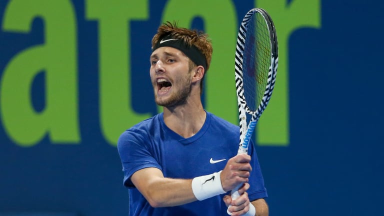 World No. 81 Moutet upsets Wawrinka to reach first ATP final, in Doha