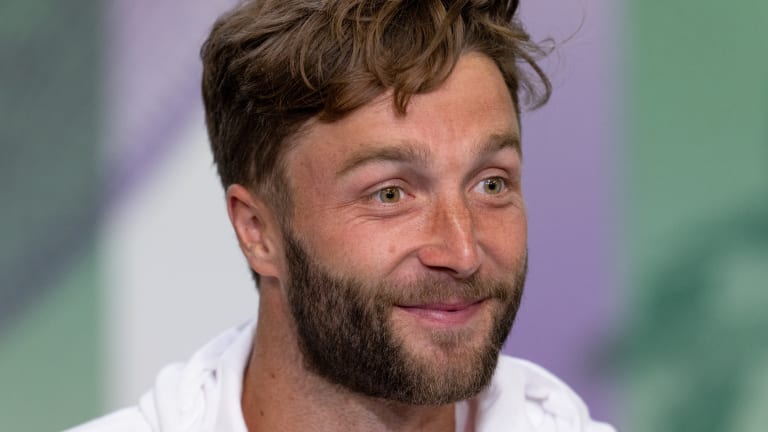 Liam Broady was one of the Brits who delivered on the court, and in the press room.