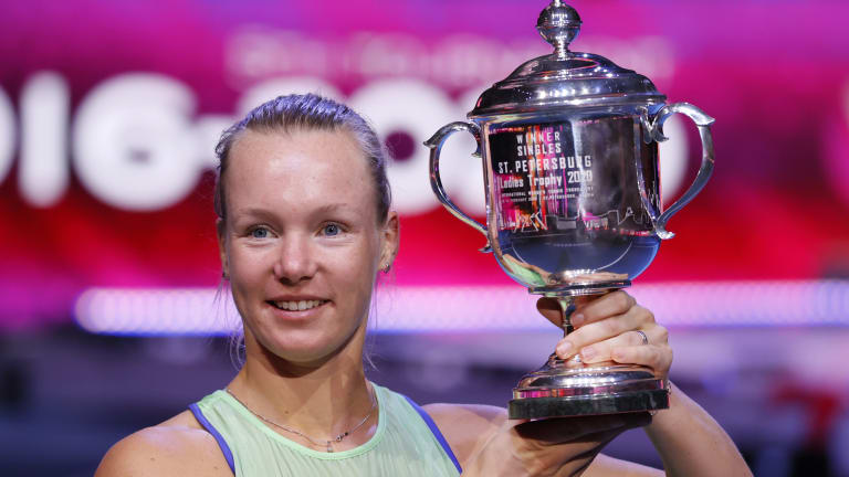 Bertens becomes first WTA player to defend St. Petersburg title