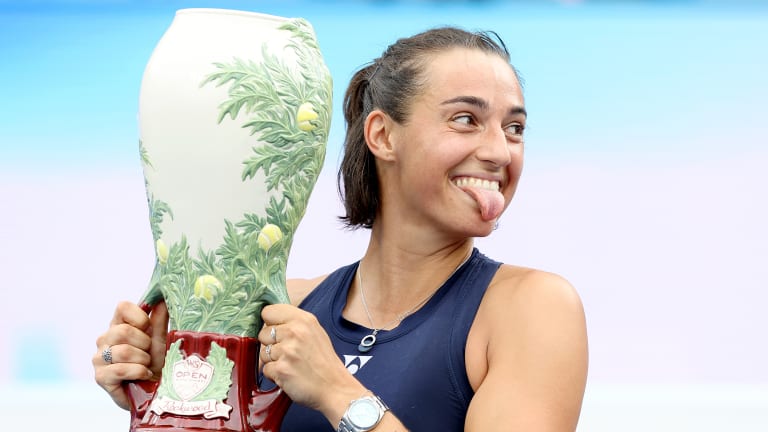 Caroline Garcia has won three tournaments on three surfaces in the last three months.