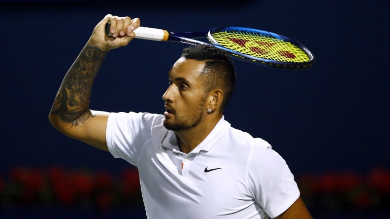 So rarely is the story of a Kyrgios match about the actual tennis, and that might be exactly what he wants.