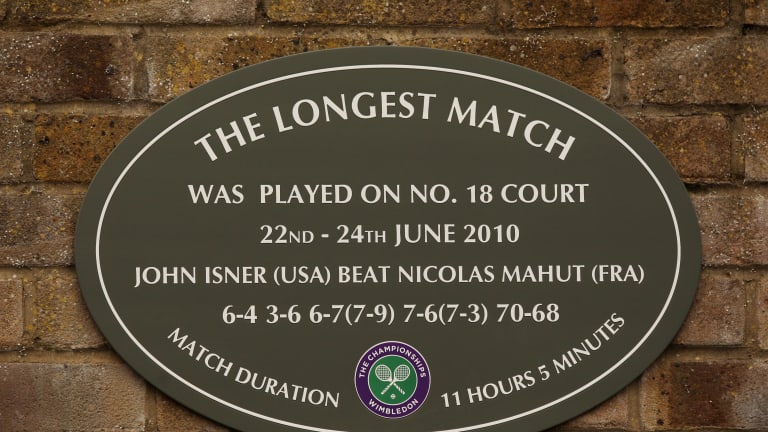 The match took 183 games, and its fifth set took 138.