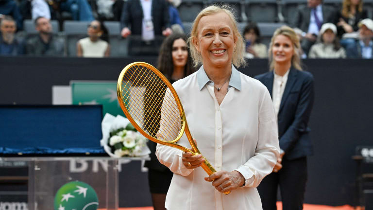Navratilova will join Tennis Channel on the grounds at Roland Garros.