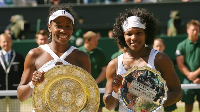 Venus' seventh Grand Slam singles triumph came over Serena at 2008 Wimbledon. A day later, the sisters teamed up to win the women's doubles crown.