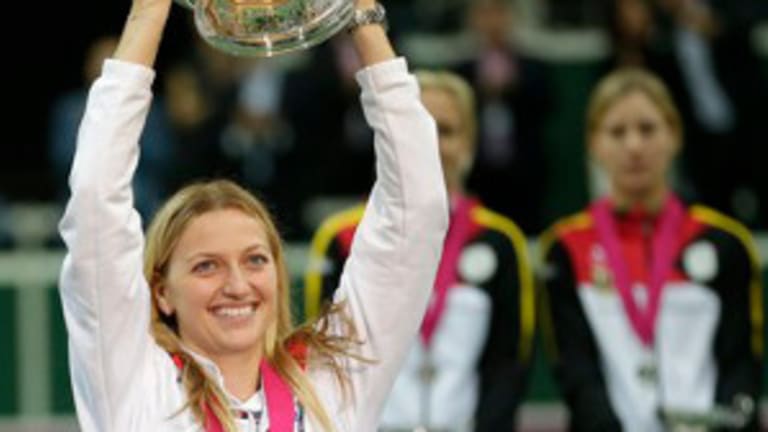 Kvitova leads Czech Republic to third Fed Cup title in four years