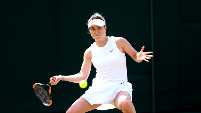 Day 5 Wimbledon
Looks: Svitolina 
moves on
