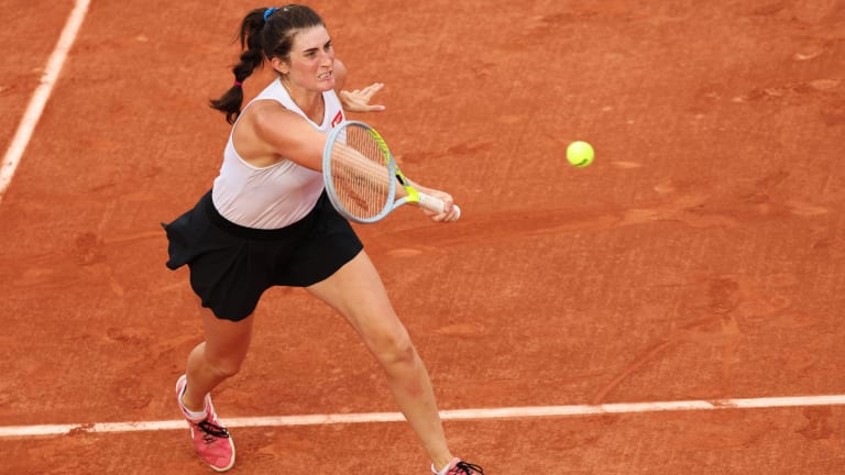 Marino was contesting her first main-draw match at Roland Garros in 11 years.