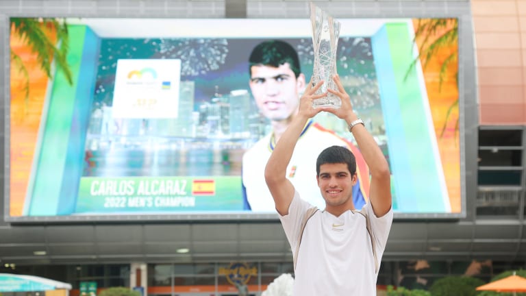 The last time we saw Carlos Alcaraz on hard courts, he was in the midst of a meteoric—if unsustainable—rise.