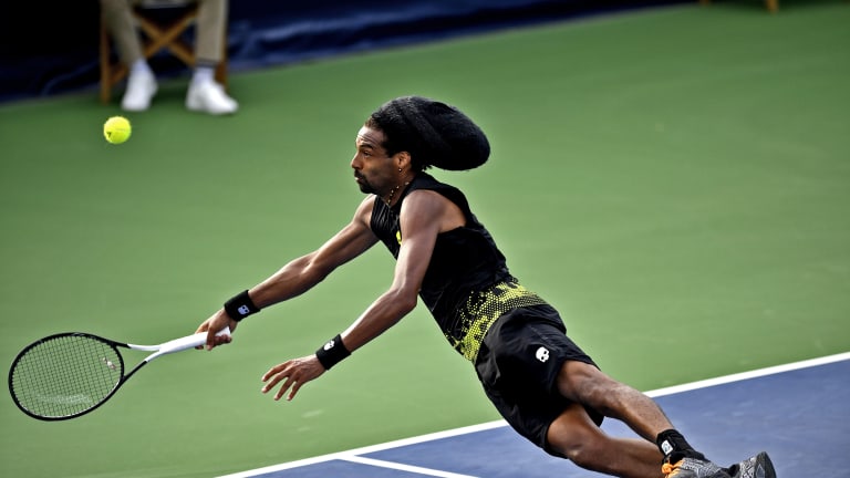 WATCH: Dustin Brown 
nails dive volley to
 prevail at UTS2