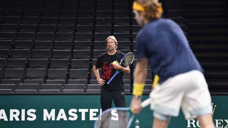 “Everyone has their own weaknesses. My weakness is mental," said Rublev who, according to coach Fernando Vicente (pictured), recently began working with a psychologist.