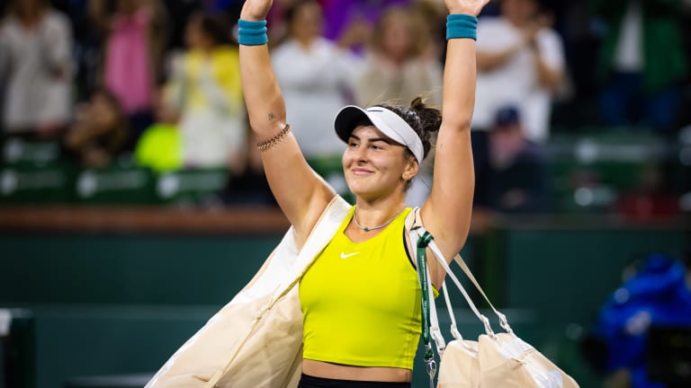 “I love the court, I love the speed of the court, I love the balls. Everything is just perfect,” said Andreescu.