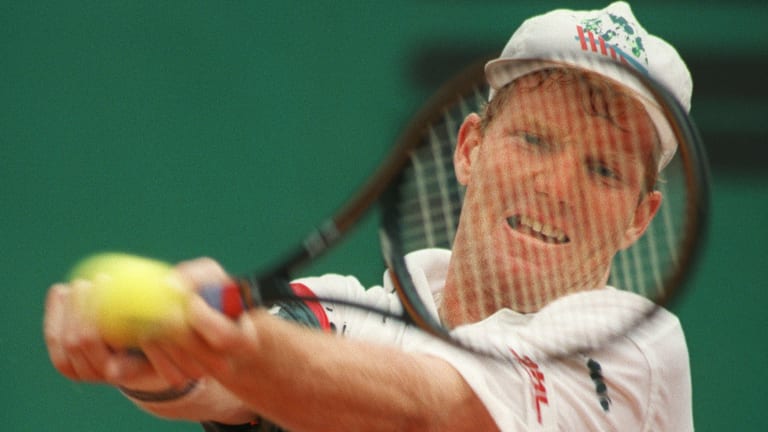 Jim Courier won four major titles in three years, and was inducted into the International Tennis Hall of Fame in 2005.