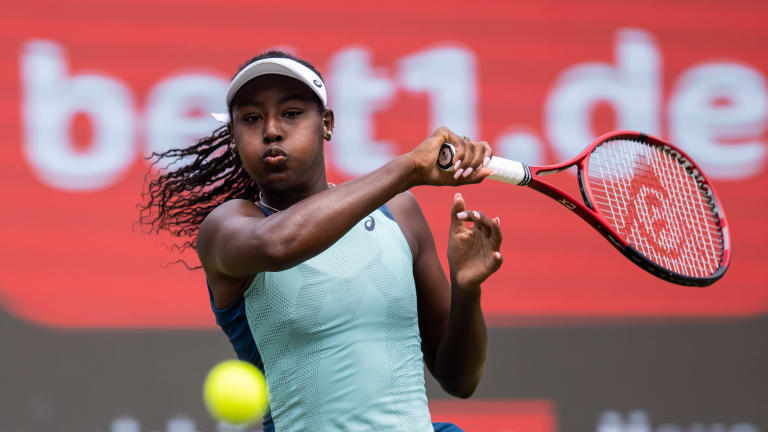 The 21-year-old used power and poise to make the quarterfinals in Ostrava this week, defeating Karolina Pliskova and Maria Sakkari along the way.