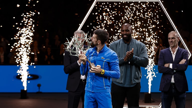 Djokovic's seven Bercy titles is a record, as is his 40 ATP Masters 1000 wins.