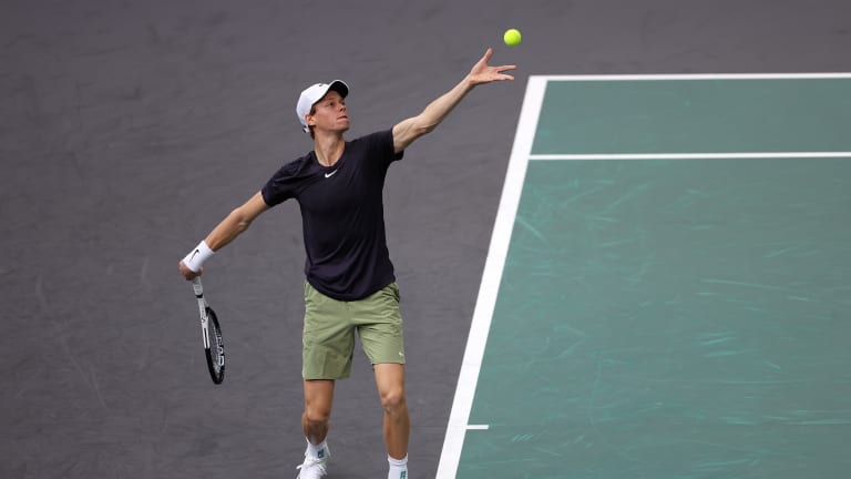 Darren Cahill reportedly wanted to add a rocking movement when he started working with Jannik Sinner.