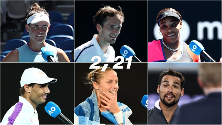 The 2/21: A ramble through the Australian Open's first week, in quotes
