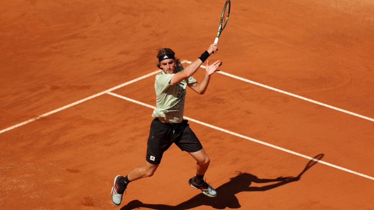 Tsitsipas earned a tour-leading 31st match victory and advanced to the finals in Rome for the first time in five appearances.
