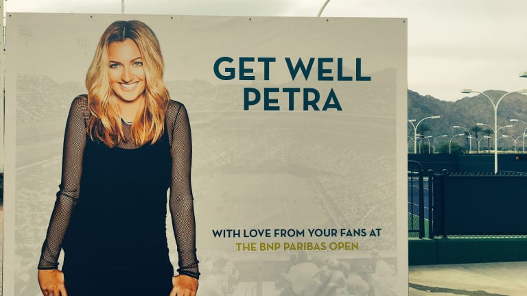 Get well, Petra: Recovering Kvitova is sorely missed in Indian Wells