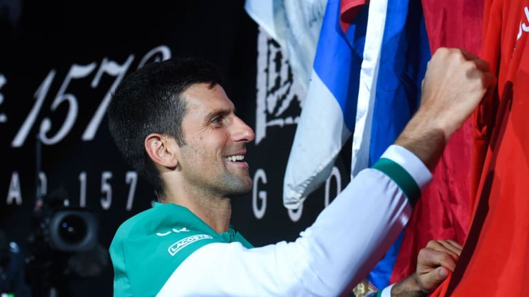 Top 5 Photos, 2/21: 
Djokovic tops 
Medvedev in AO final