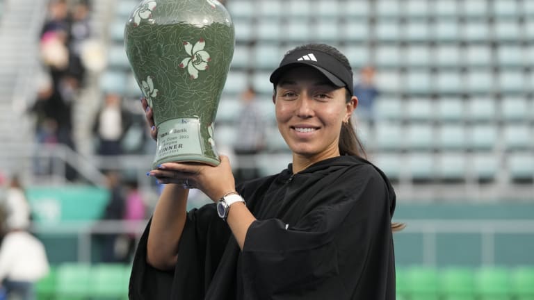 It's Pegula's second title of the year after winning in Montreal.