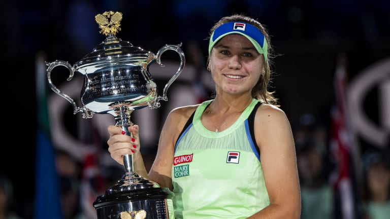 At 22 years old, Sofia Kenin became the youngest American player since Serena Williams to win a grand slam.