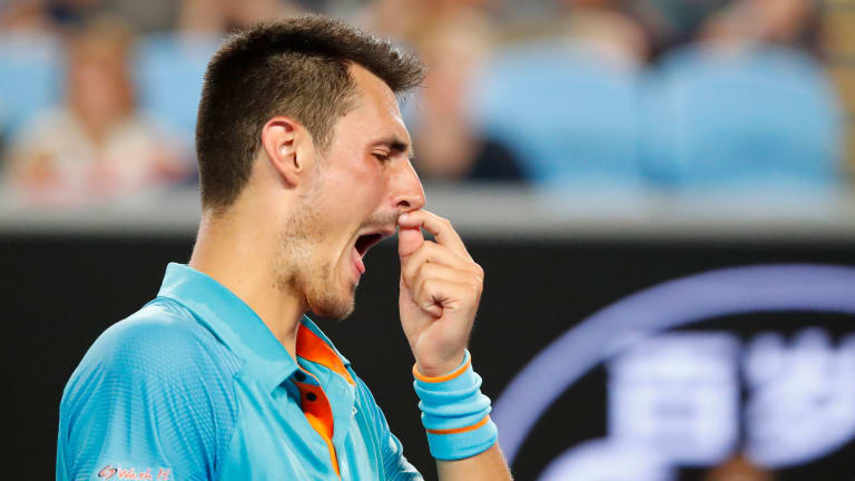 Tomic will not be considered for Davis Cup because of his behavior