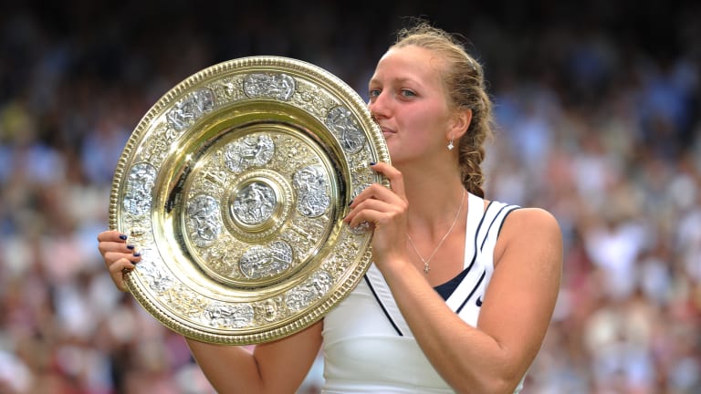 Kvitova's 2011 season also included picking up a WTA Finals title and rising to a career-high world No. 2.
