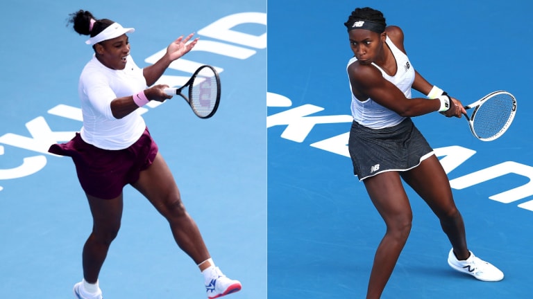 Serena Williams versus Coco Gauff? It can happen, twice, in Auckland