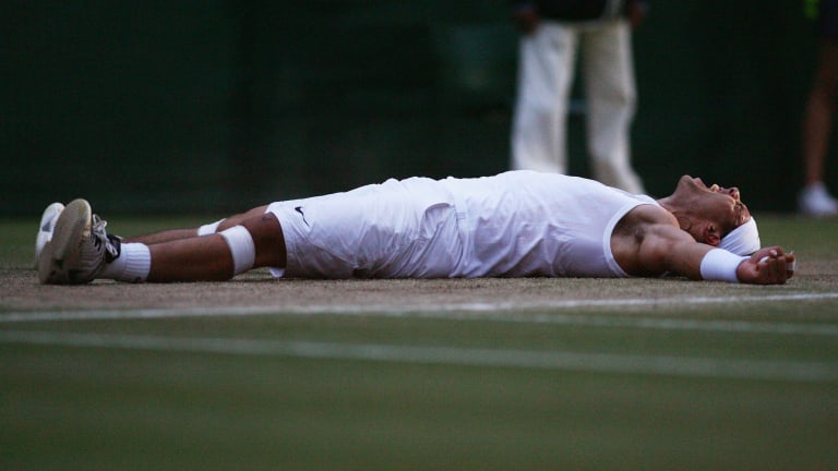 Nadal's celebration—partly relief, partly joy—says it all.